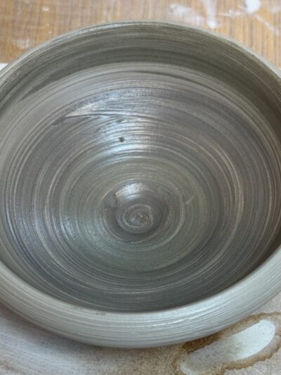 bowl thrown on the wheel made by a learner at one of my private lessons